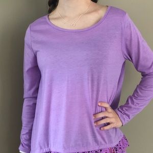Stylish and Cute Purple Top Laced Edges